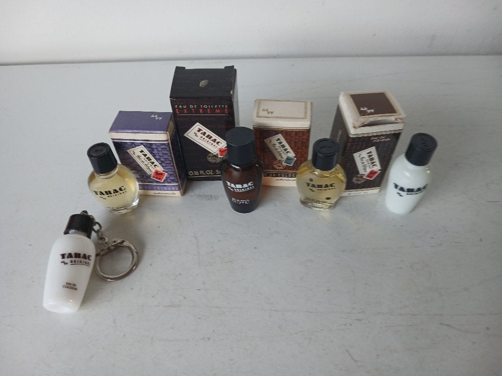 VINTAGE    !!! Tabac Original miniaturen en sleutelhanger, Verzenden, Nieuw, Miniatuur, Gevuld