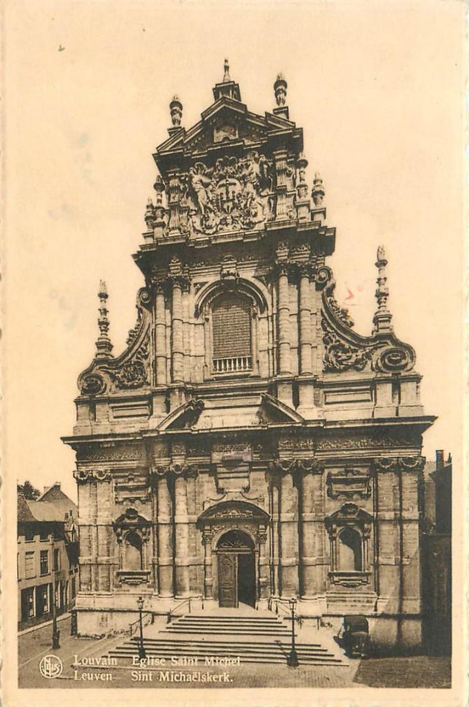 701-483-013 Leuven St Michaelskerk, Verzamelen, Verzenden, Voor 1920, Overig Europa