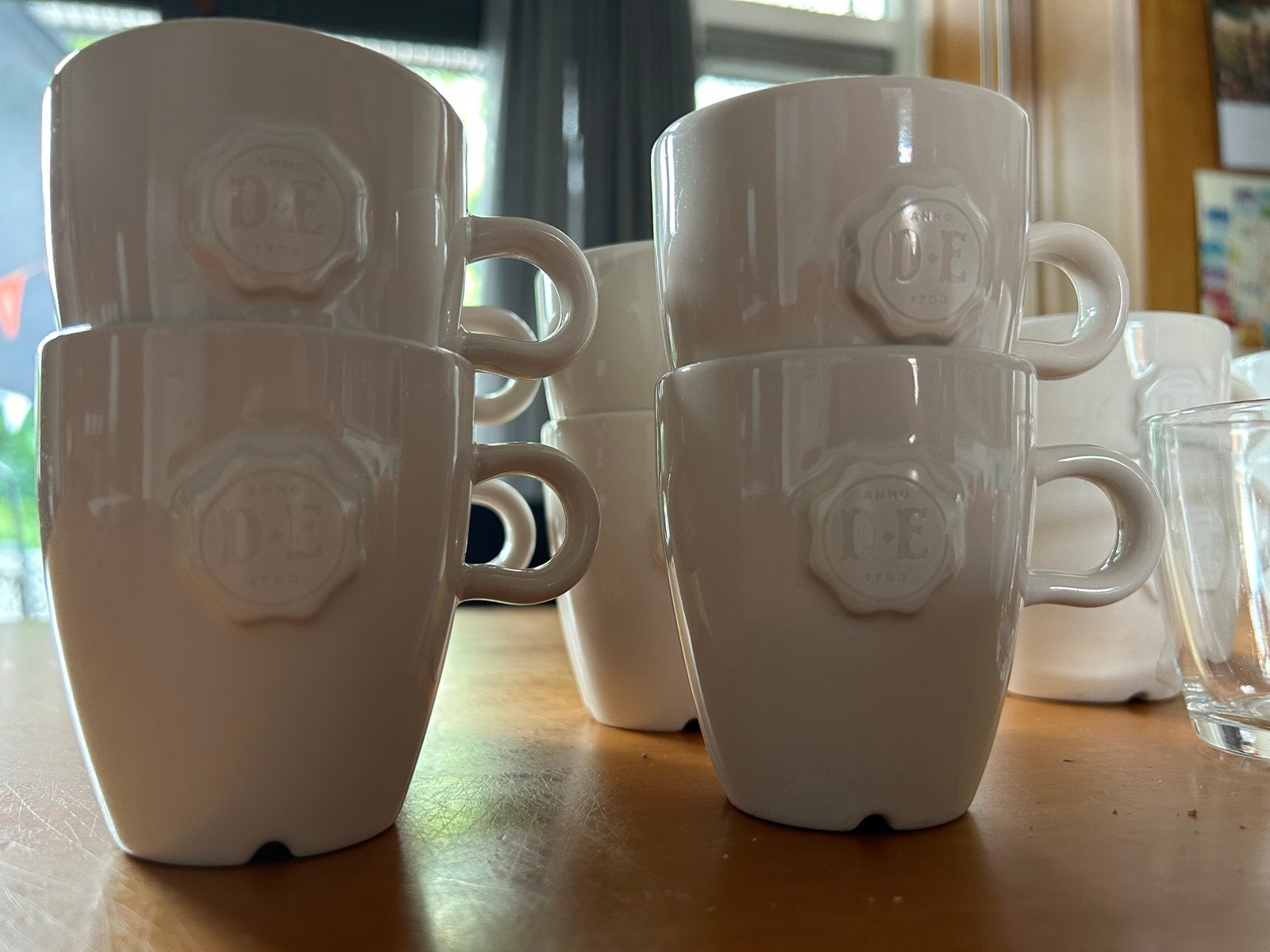 Douwe Egberts Servies Set - 25 Stuks, Gebruikt, Overige merken, Ophalen of Verzenden, Compleet servies