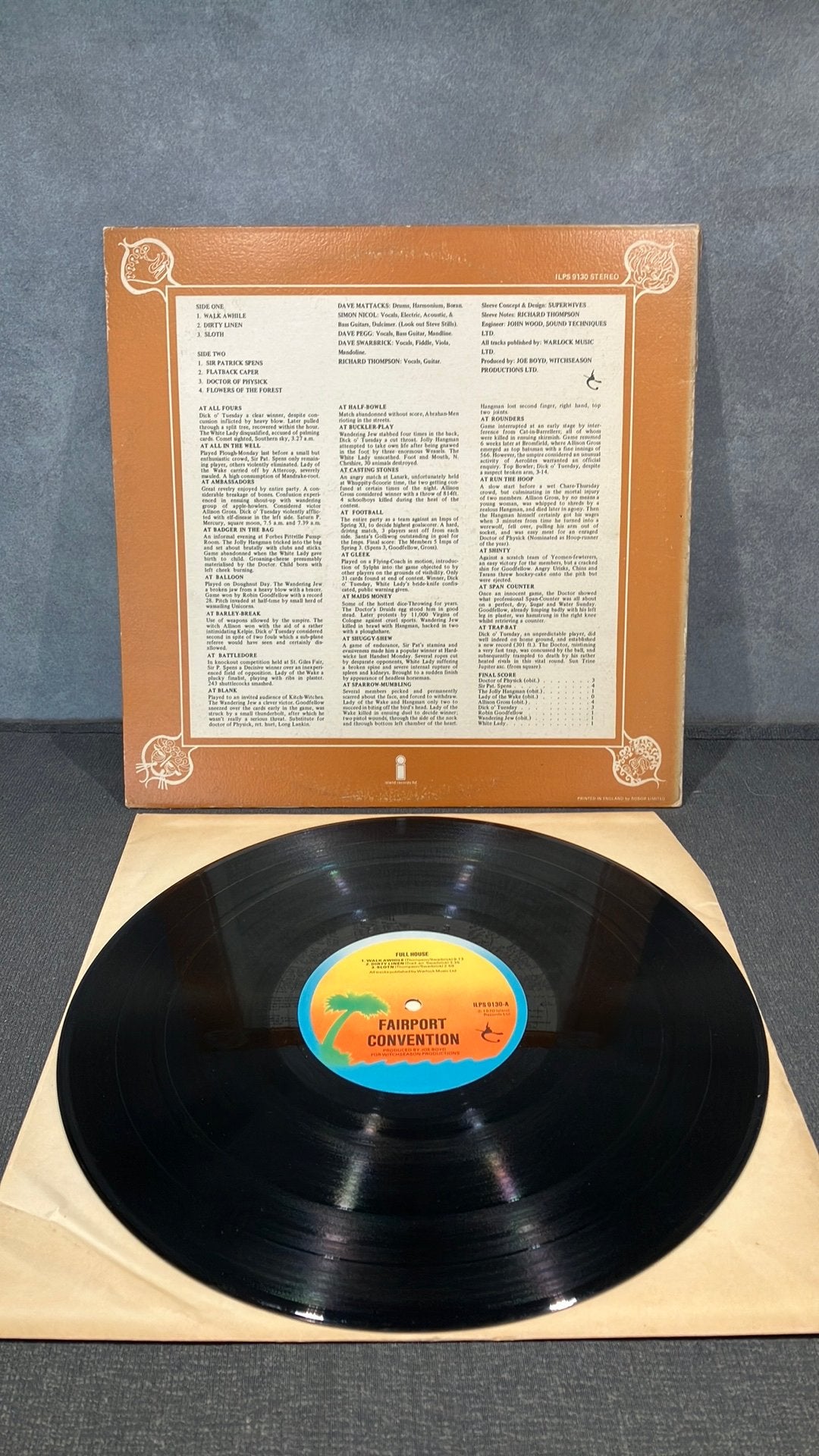 Fairport Convention — Full House, Cd's en Dvd's, LP, Gebruikt, Ophalen of Verzenden, Classic Rock
