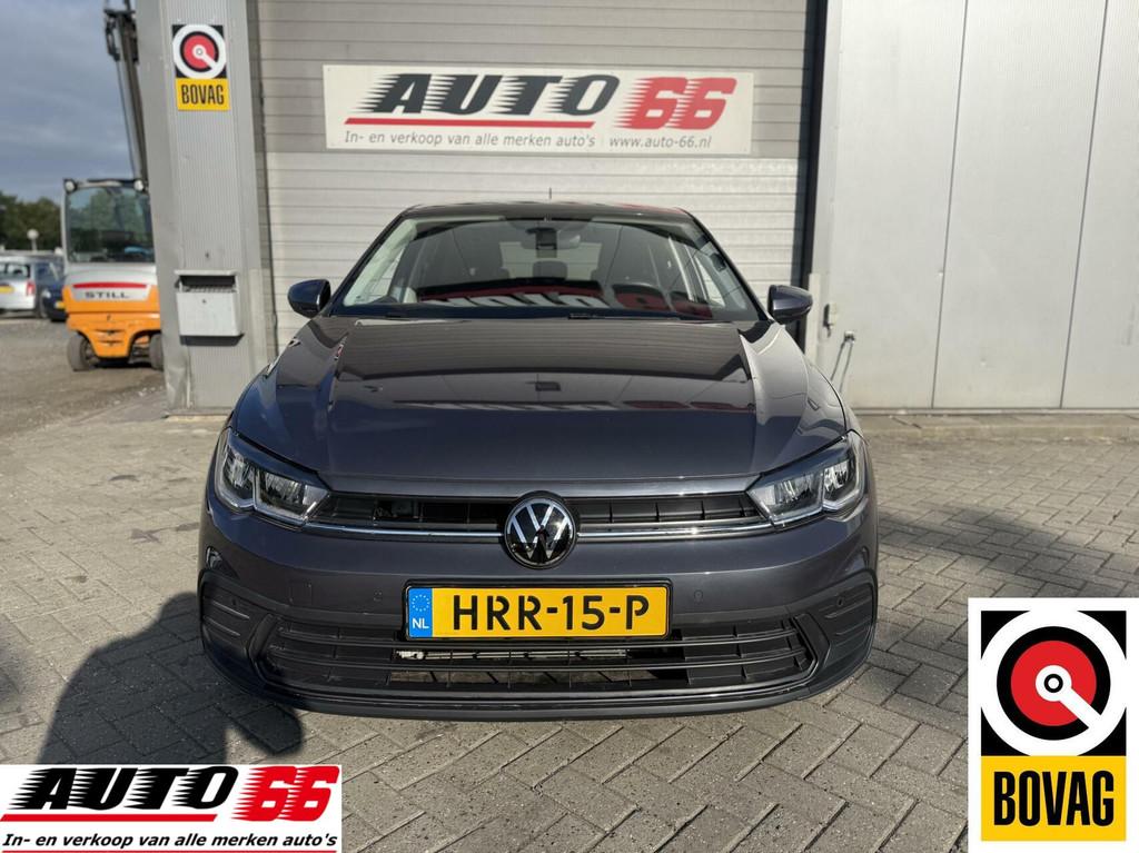 Volkswagen Polo 1.0 TSI Go 95 pk APK tot 02-2028, 580 kg, Stof, Gebruikt, Zwart