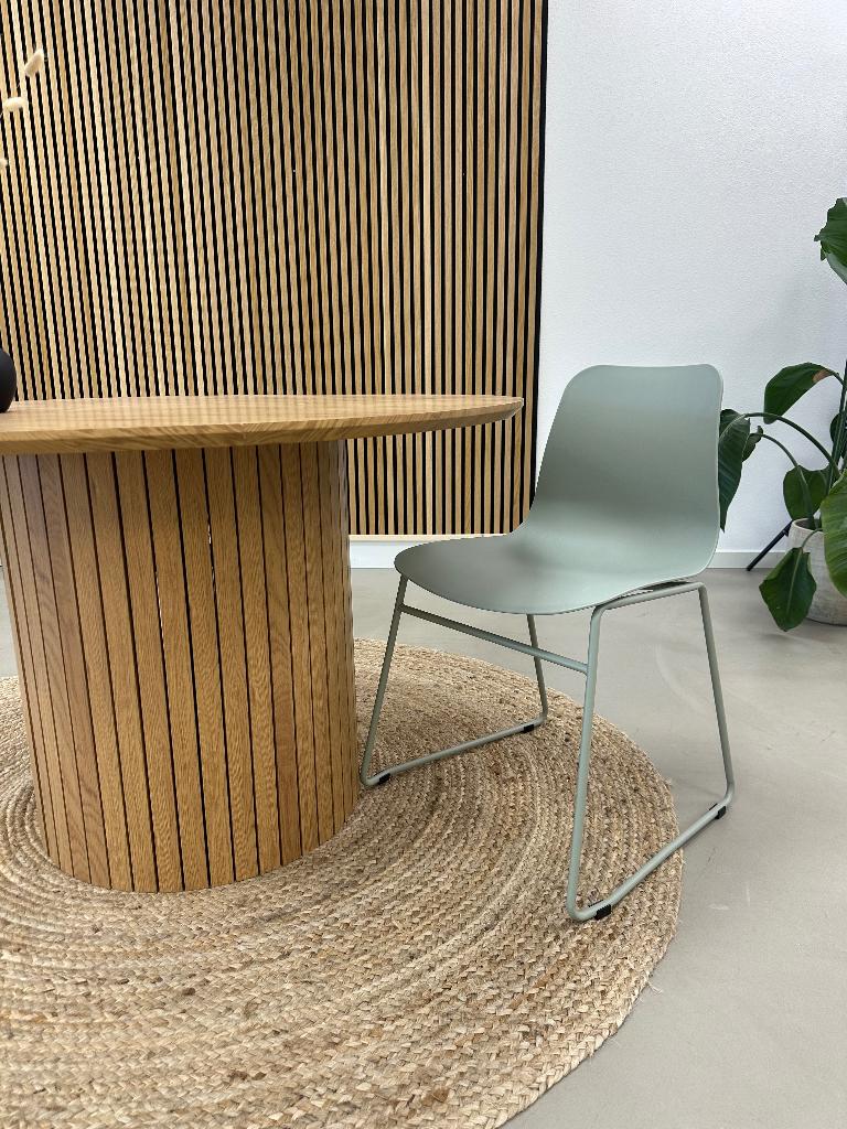 Kick Kiki Lichtgroen - Set van 4 - Nieuw in doos, Huis en Inrichting, Stoelen, Nieuw, Vier, Kunststof, Overige kleuren, Ophalen of Verzenden
