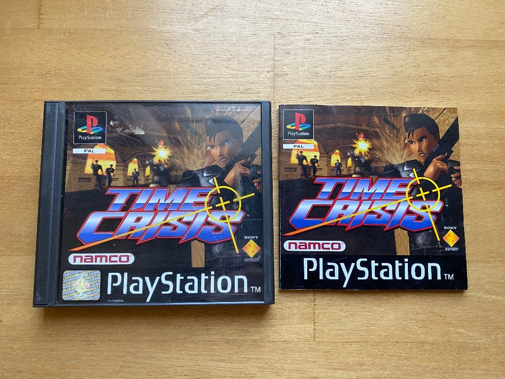 time crisis ps1, Spelcomputers en Games, 1 speler, Racen en Vliegen, Ophalen of Verzenden, Zo goed als nieuw