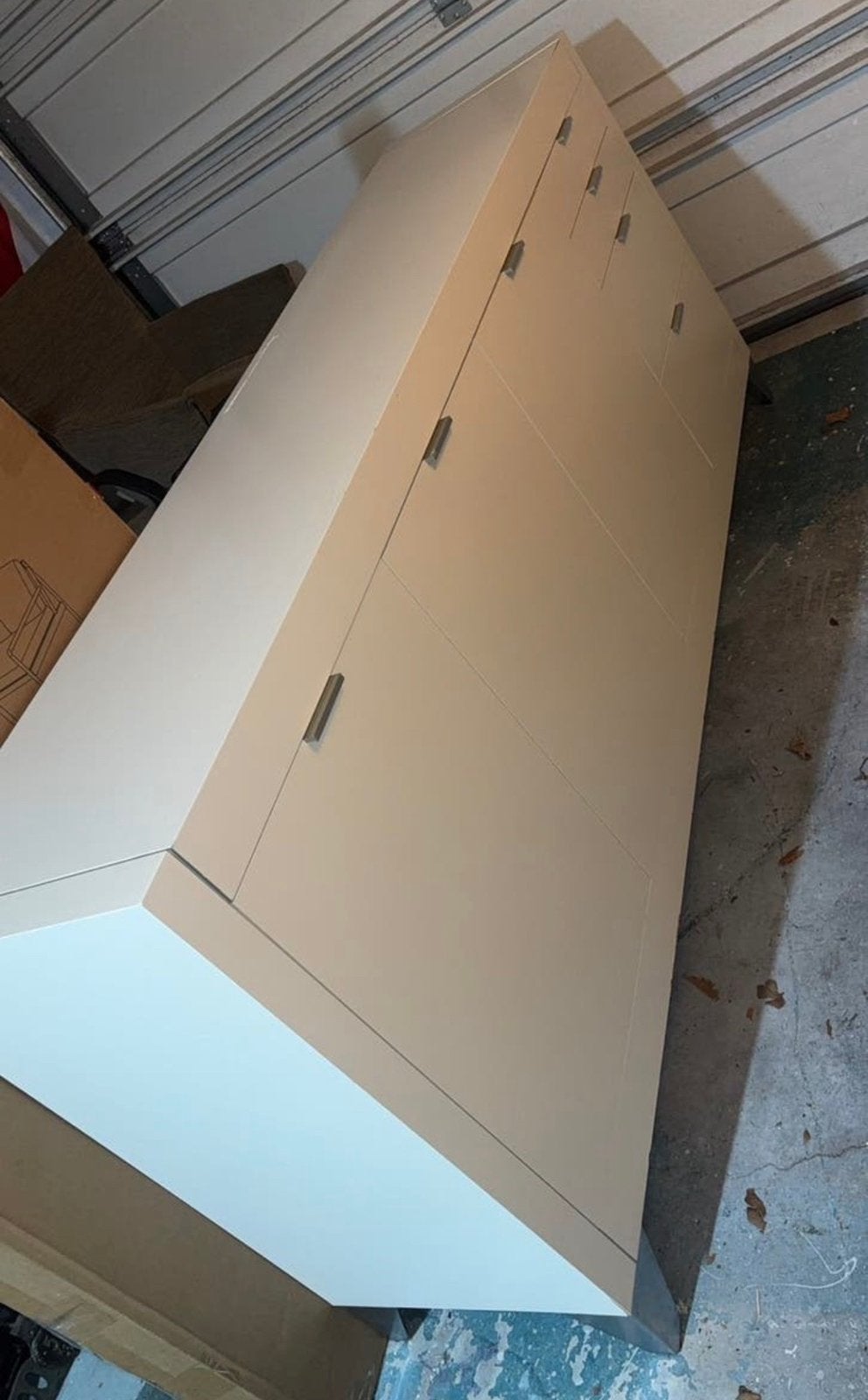 Witte dressoir kast - moet snel weg wegens verhuizing, Ophalen, Gebruikt, 25 tot 50 cm, 200 cm of meer