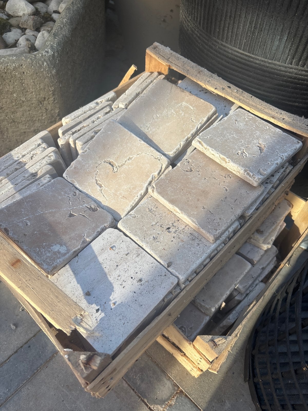 Natuursteen Marmer Tegels 10x10 cm, Ophalen, Wandtegels, Nieuw, Minder dan 20 cm
