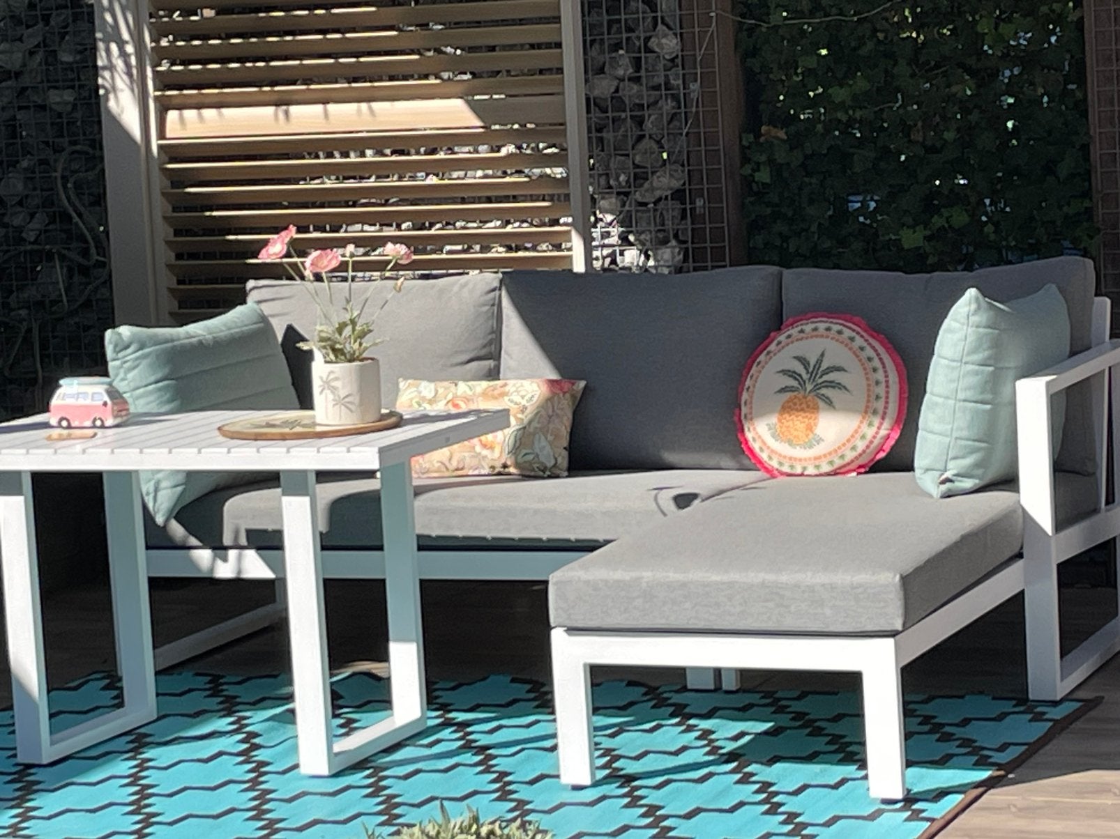 Orleans Loungeset van het merk Life met liggedeelte, Ophalen of Verzenden, Zo goed als nieuw, Aluminium