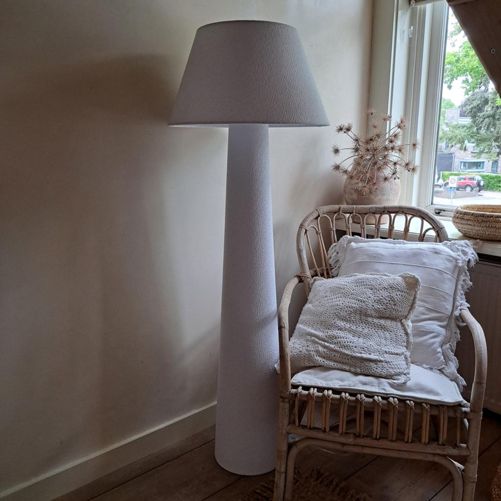 Japandi vloerlamp, Ophalen, 100 tot 150 cm, Zo goed als nieuw, Modern