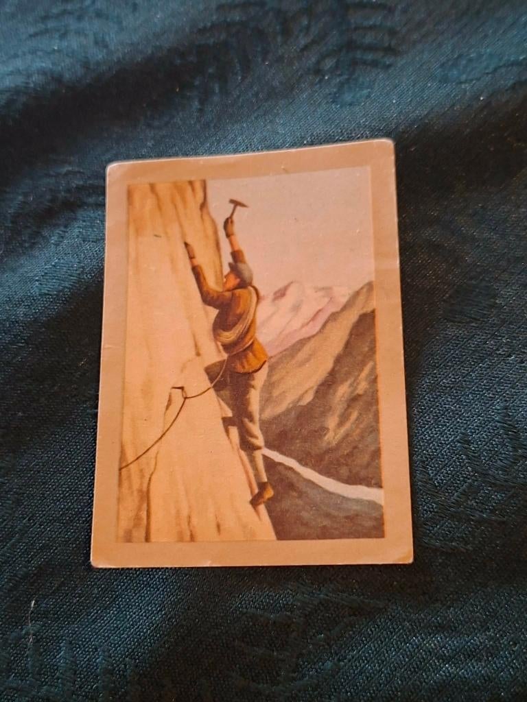 Prentje/Chromo : Alpinisme / Chocolade Jacques, Verzamelen, Gebruikt, Verzenden, 1940 tot 1960, Prent