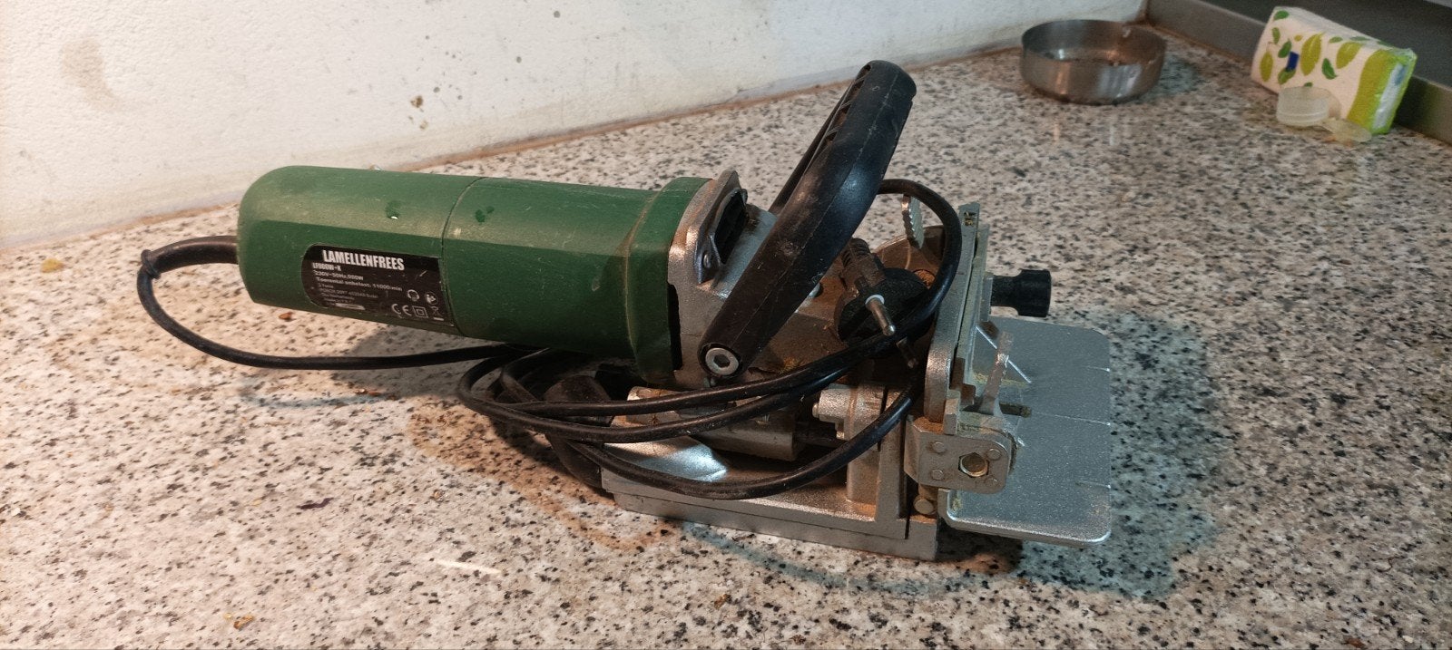 Lamellenfrees - Perfect voor houtverbindingen, Doe-het-zelf en Verbouw, Gereedschap | Freesmachines, Ophalen, Gebruikt, 2 Force