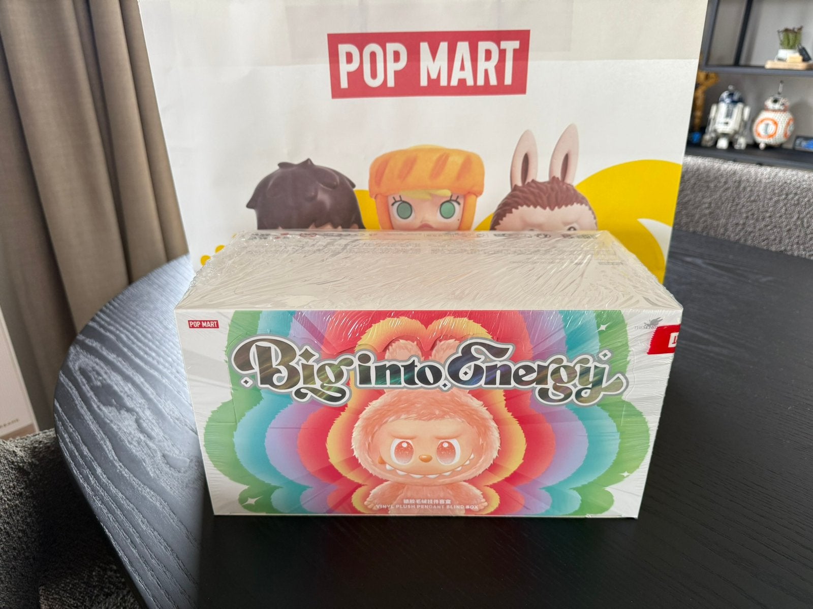 Popmart big into energy labubu origineel!, Hobby en Vrije tijd, Verzamelkaartspellen | Pokémon, Ophalen of Verzenden, Nieuw