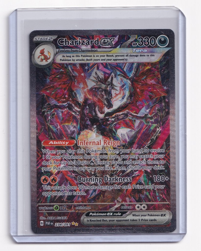 Charizard ex PAF 234 SIR NM, Ophalen of Verzenden, Zo goed als nieuw, Losse kaart, Foil