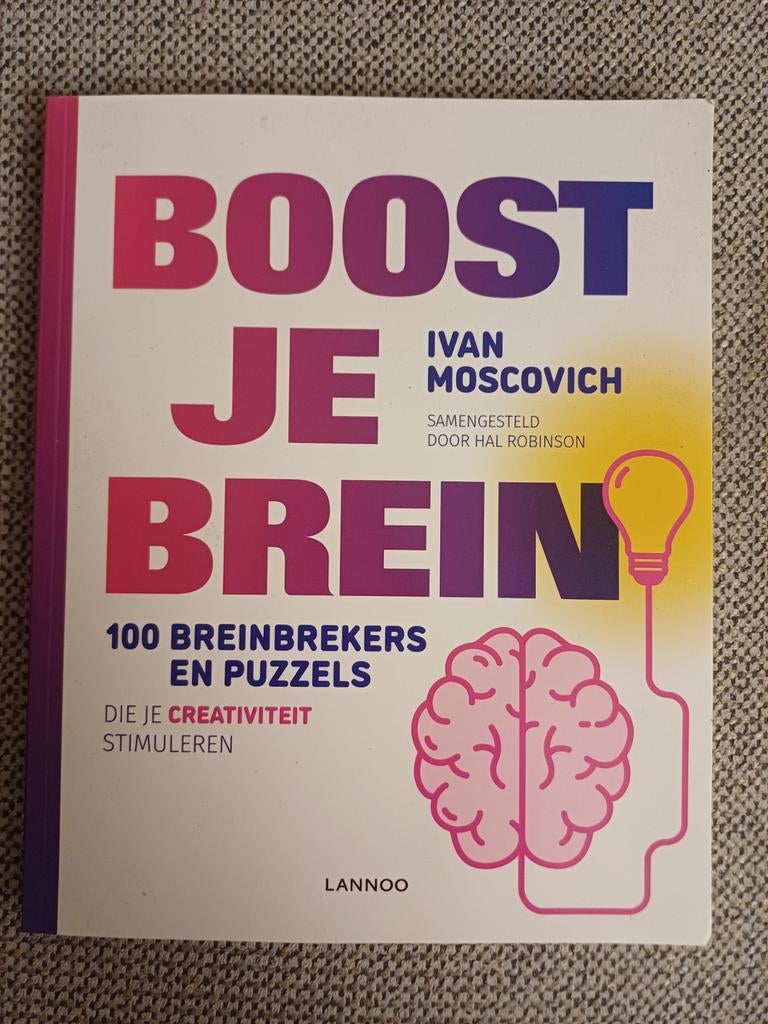 Ivan Moscovich - Boost je brein, Boeken, Ophalen of Verzenden, Zo goed als nieuw, Ivan Moscovich, Overige onderwerpen