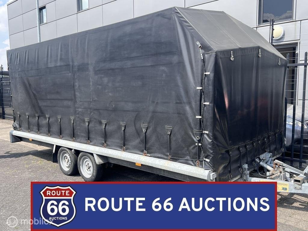 Hapert H 3000 platform trailer | 2006 | Route 66 Auctions, Auto's, Gebruikt, Overige carrosserieën, Zwart, Bedrijf