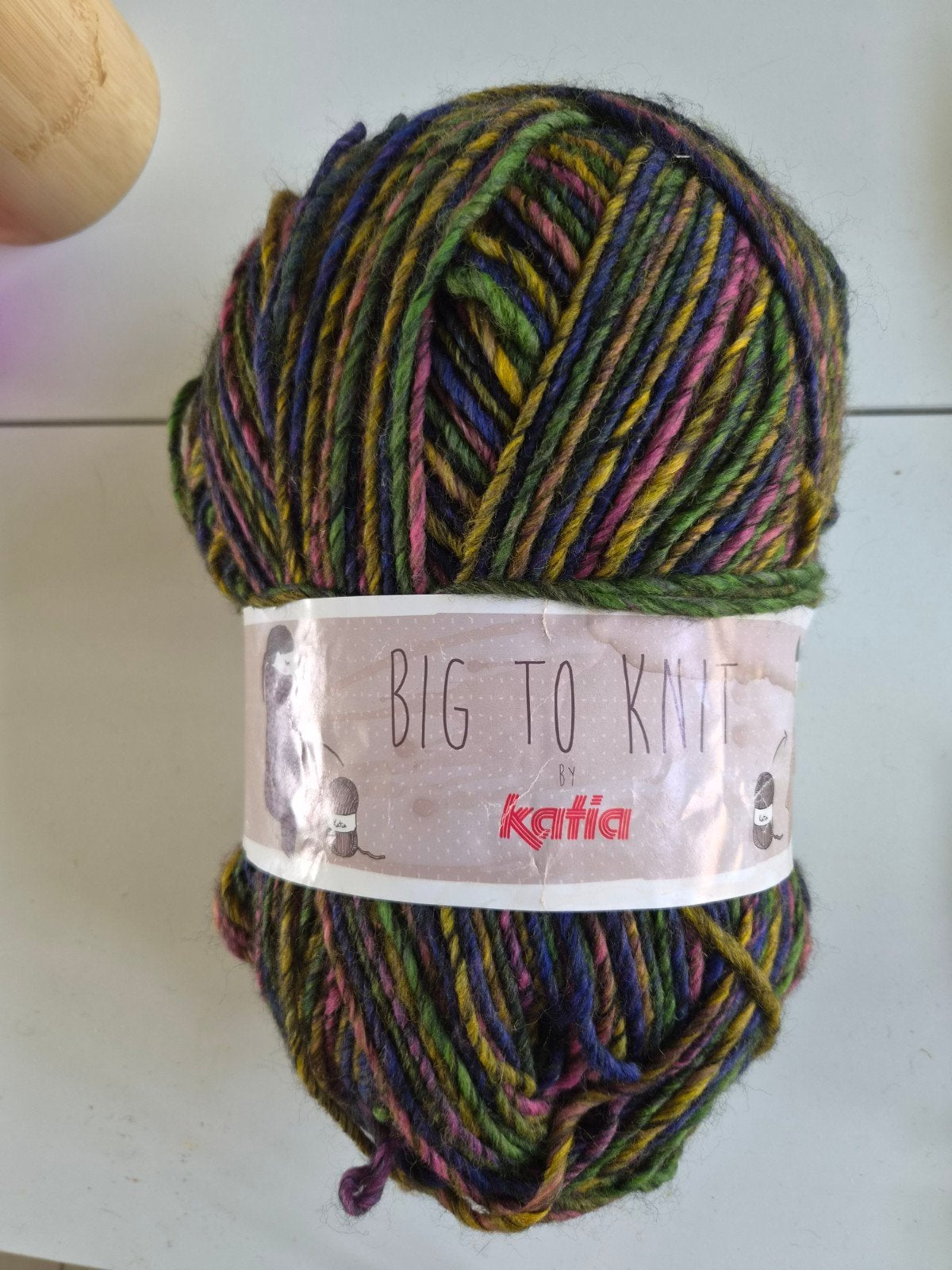 Katia Big To Knit Wol - 500g, 50% Wol, 50% Acryl, Ophalen of Verzenden