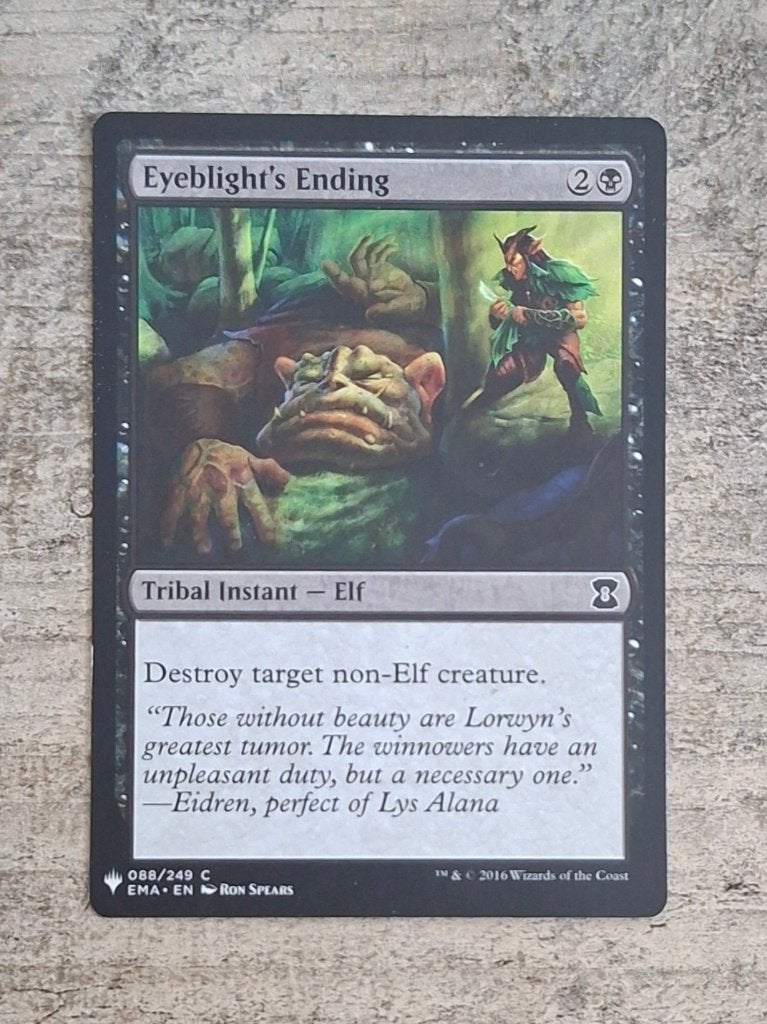 Eyeblight's Ending - Magic the Gathering, Verzenden, Gebruikt, Losse kaart