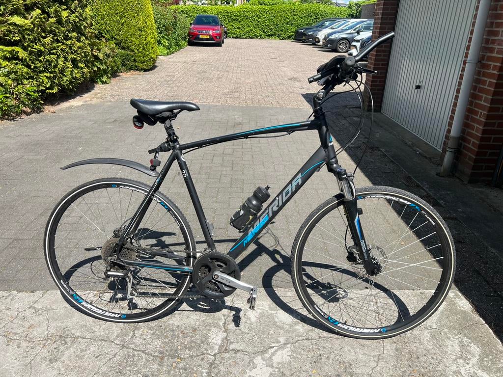Merida Crossway / Hybride Fiets – Inclusief triathlon stuur, Vering, Zo goed als nieuw, Meer dan 20 versnellingen, Ophalen