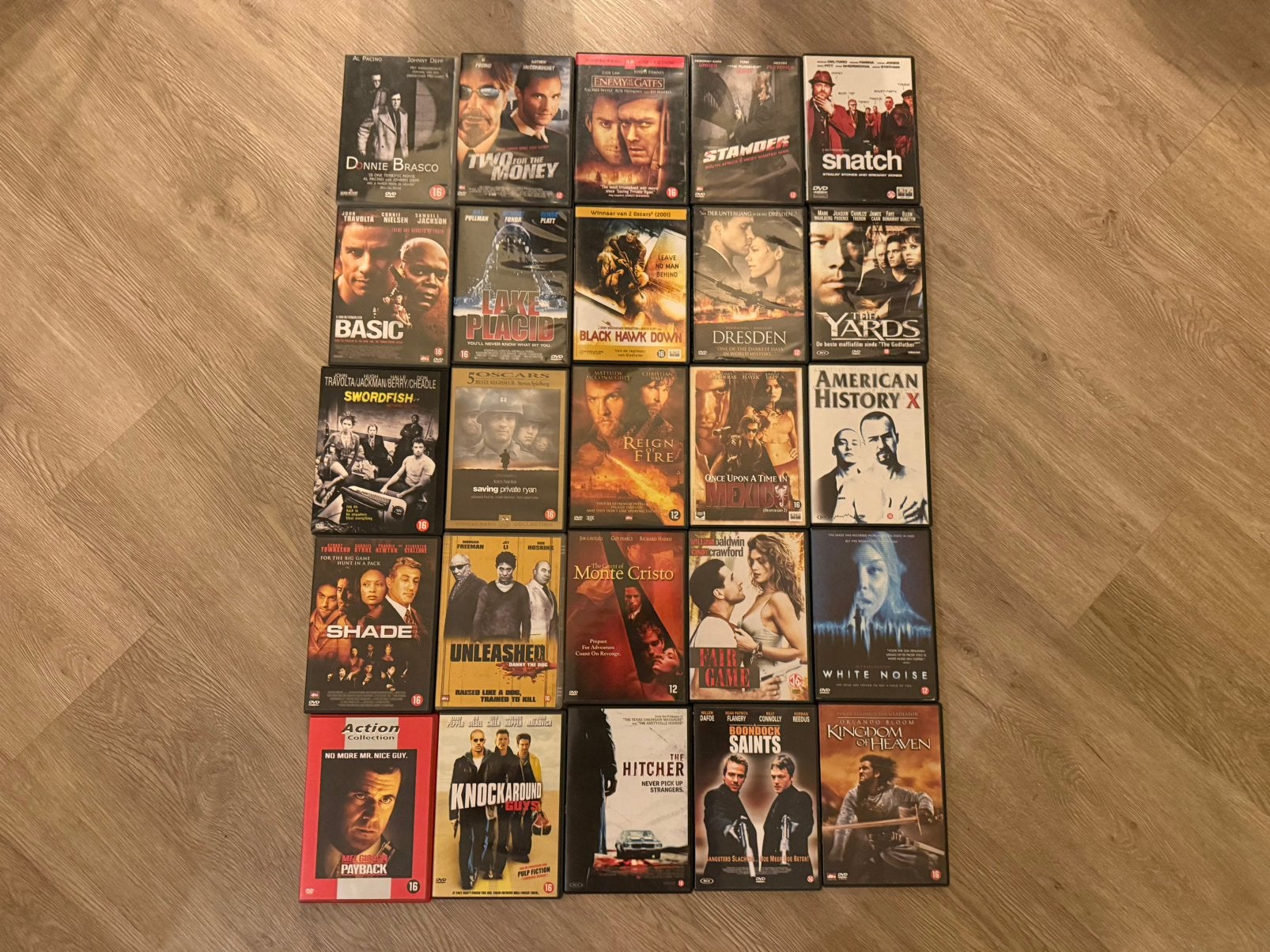 Diverse dvd’s actiefilms, Alle leeftijden, Ophalen of Verzenden, Zo goed als nieuw