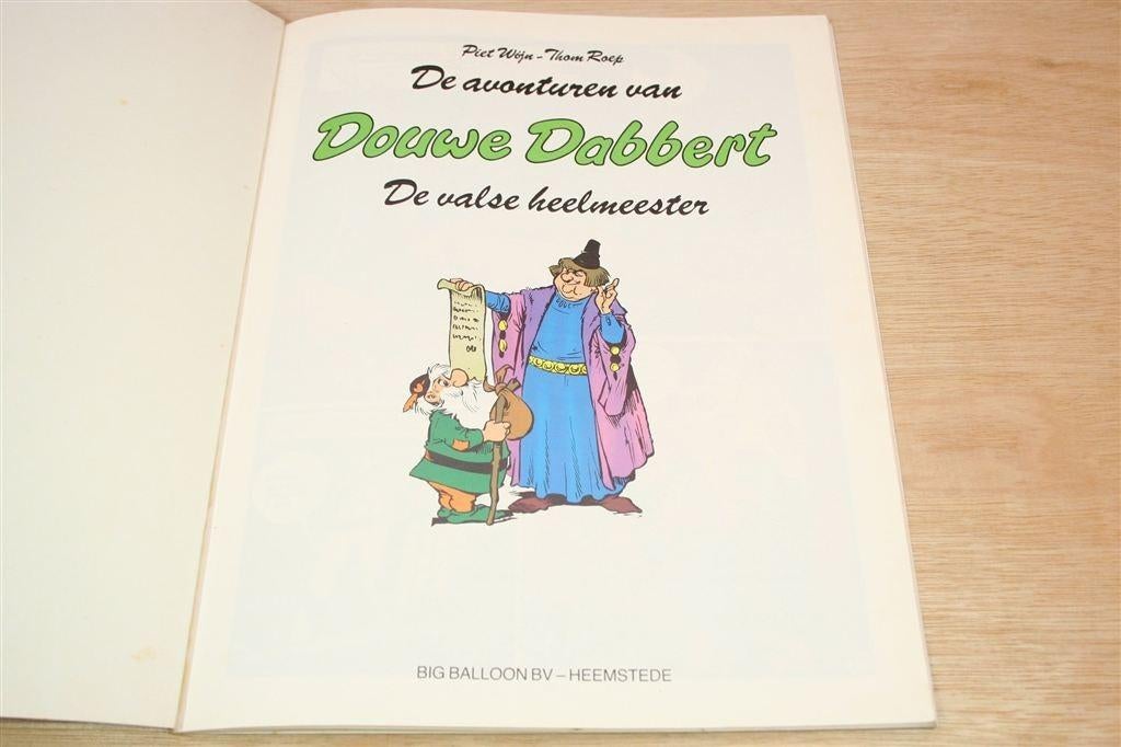 Douwe Dabbert 03 – De Valse Heelmeester, Eén stripboek, Ophalen of Verzenden, Gelezen
