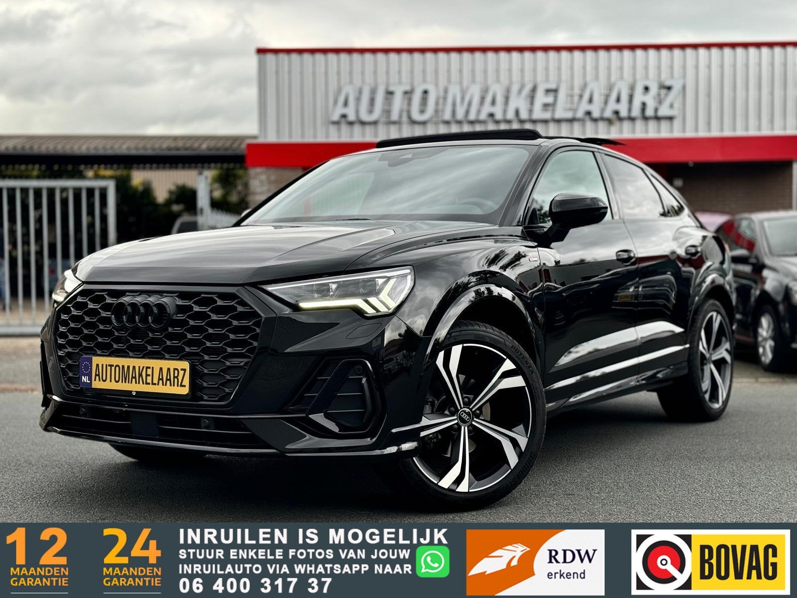 Audi Q3 Sportback 35 TFSI S Line Pano ACC Trekhaak 1 Jaar ga, Auto's, Audi, 12 maanden, Stof, Euro 6, 4 cilinders