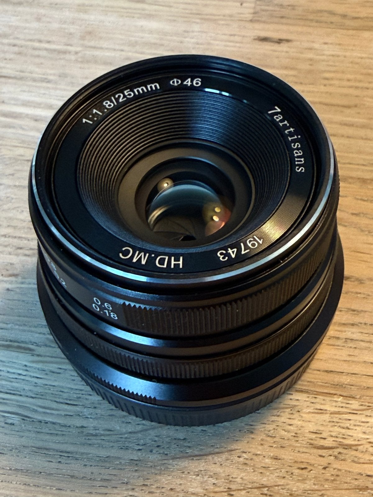 Lichtsterke 7artisans 25mm F1.8 MF lens Sony E-Mount, Audio, Tv en Foto, Fotografie | Lenzen en Objectieven, Ophalen of Verzenden