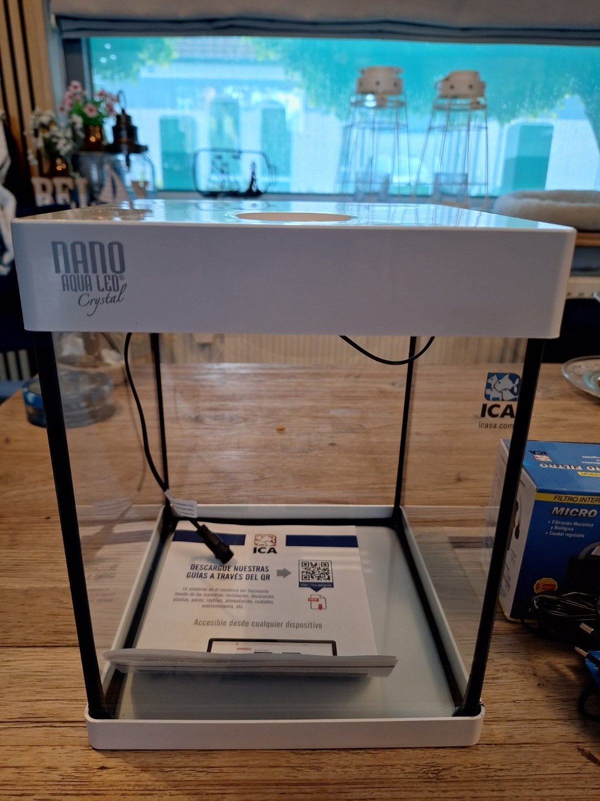 Nieuw Aquarium 10 liter, inclusief filter, led verlichting, Dieren en Toebehoren, Vissen | Aquaria en Toebehoren, Ophalen of Verzenden