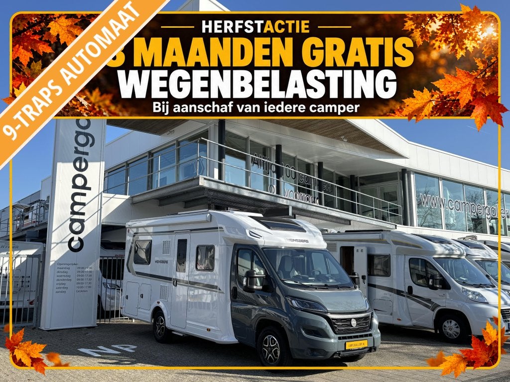 Weinsberg CaraSuite 650 MF 9-TRAPS AUTOMAAT FRANSBED+HEFBED, Caravans en Kamperen, Automaat, Weinsberg, Fiat, 7 tot 8 meter
