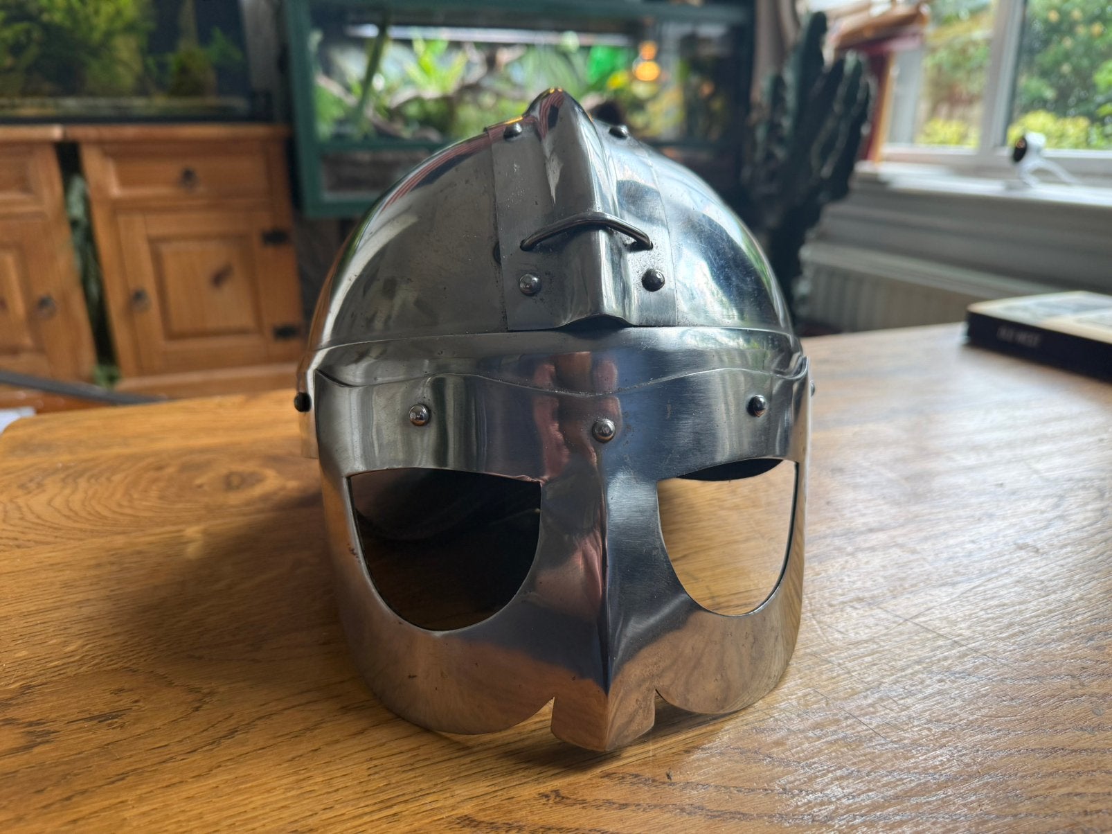 Vikinghelm Replica, Ophalen of Verzenden, Gebruikt, Accessoires