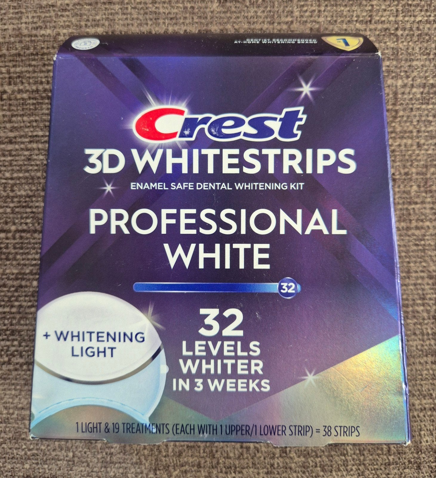 Crest 3D Whitestrips Professional White + Lamp, Ophalen of Verzenden, Nieuw, Overige typen