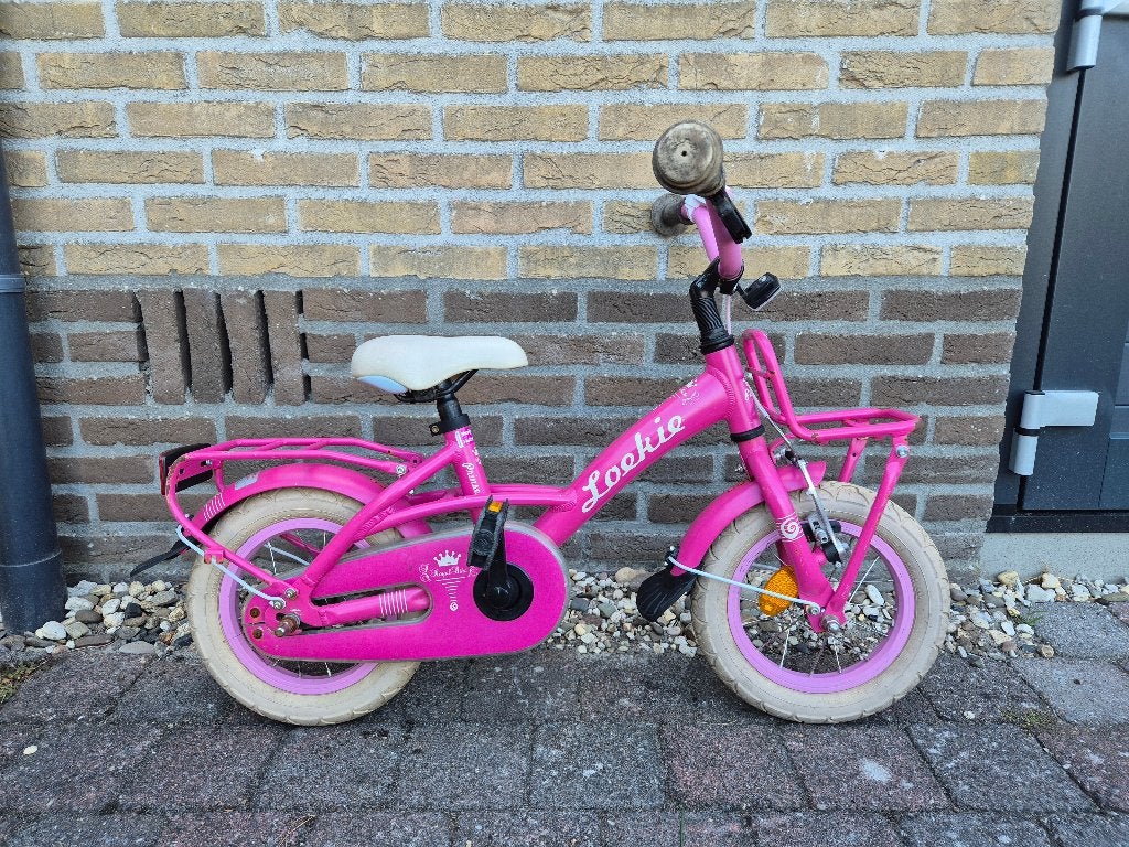 Loekie 12 inch meisjesfiets, Fietsen en Brommers, Fietsen | Kinderfietsjes, Ophalen, Terugtraprem, Gebruikt, Loekie