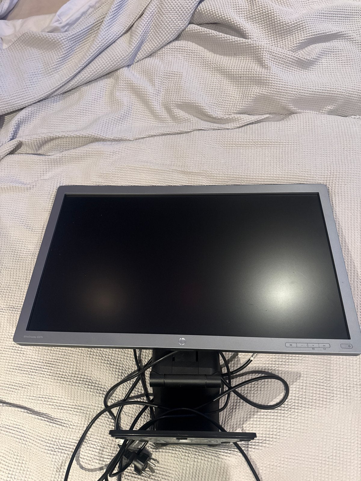 HP EliteDisplay E271i Monitor - 27 inch IPS Full HD, Ophalen, Gebruikt, IPS, In hoogte verstelbaar