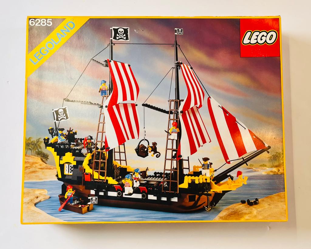 LEGO 6285 – Black Seas Barracuda (1989) – Compleet met doos, Lego, Zo goed als nieuw, Compleet, Complete set