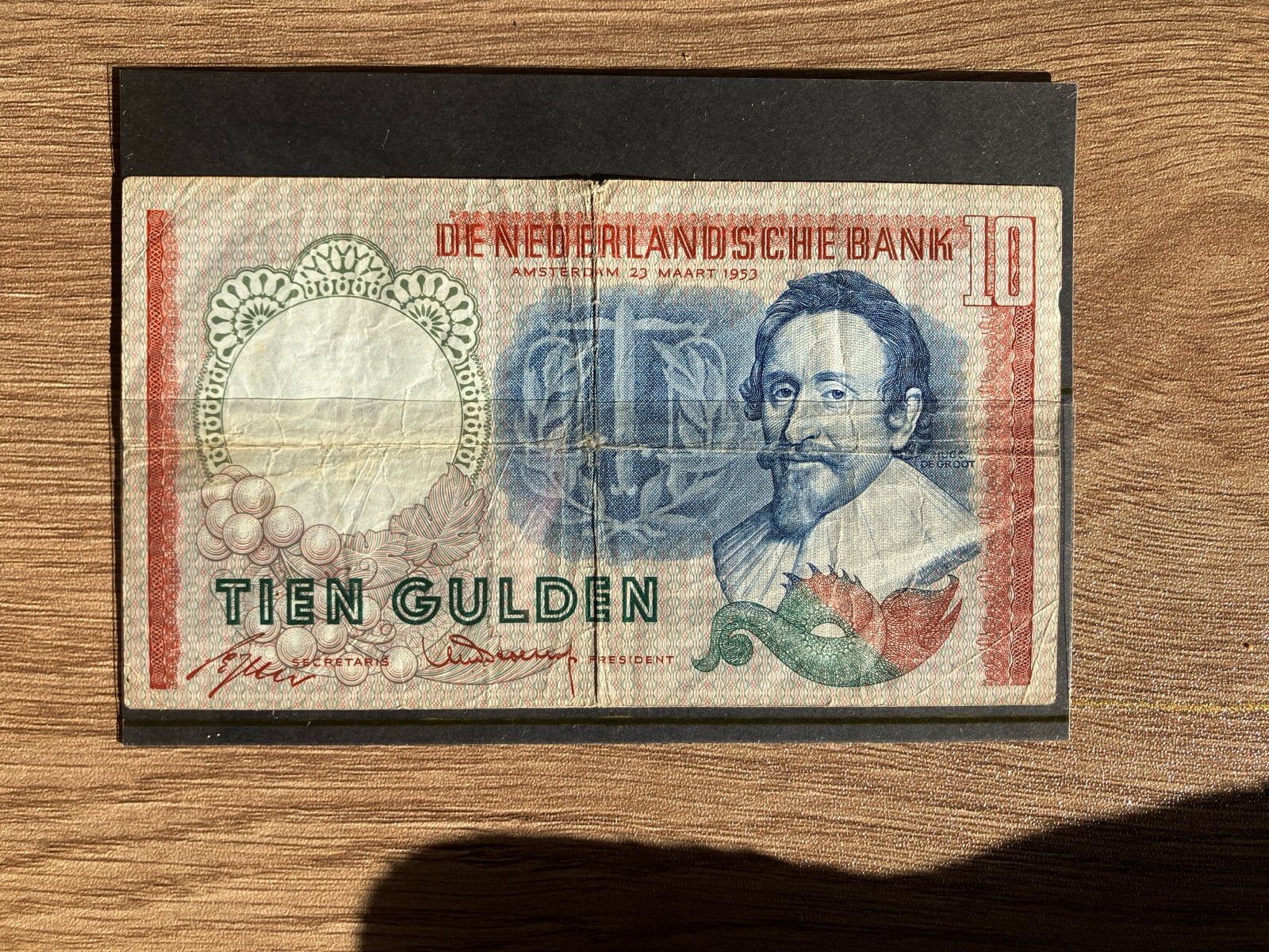 Zeldzaam 10 Gulden biljet 1953 - De Ruyter, Ophalen of Verzenden, 10 gulden, Los biljet