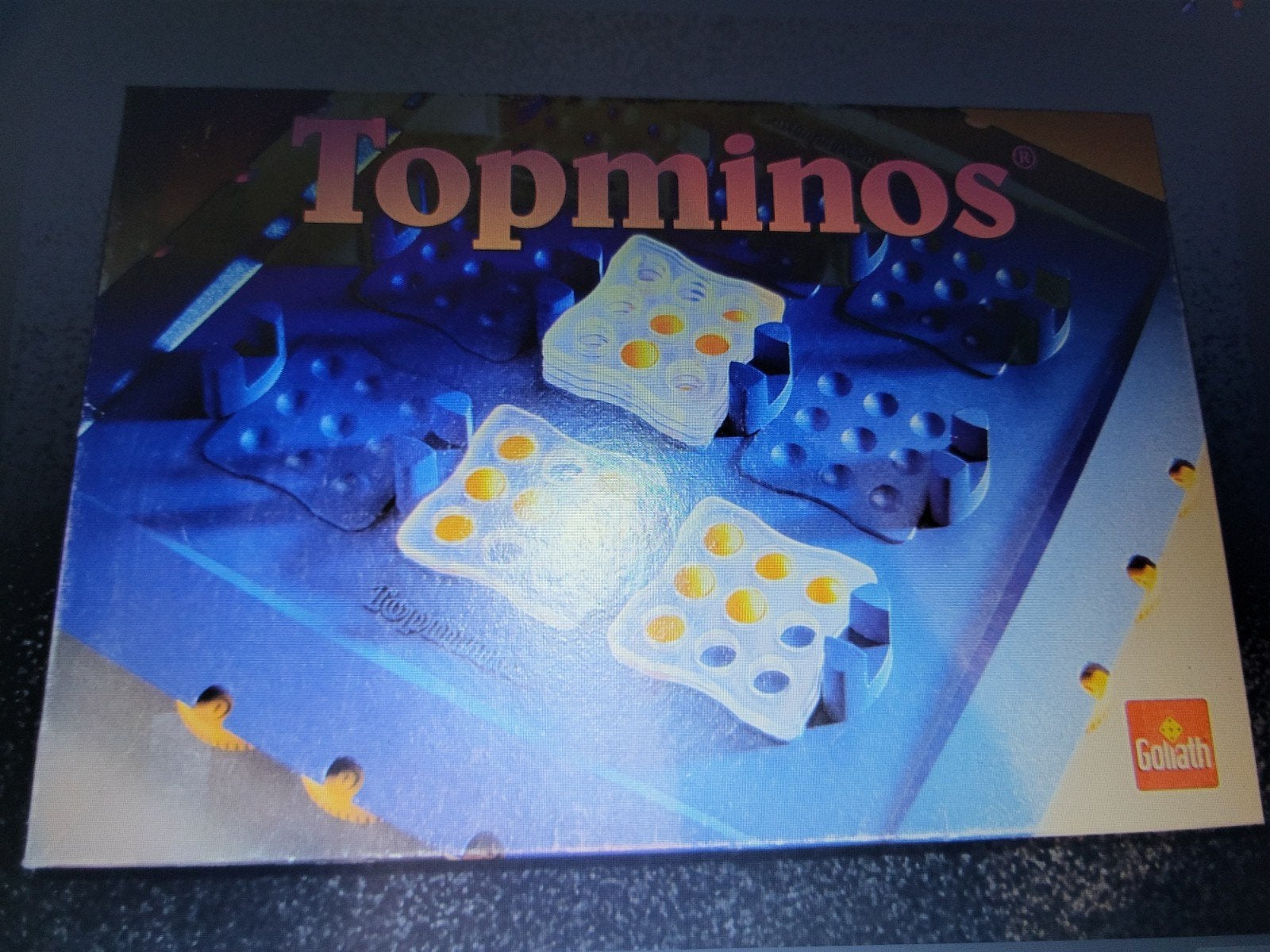 Topminos bordspel van Goliath, Hobby en Vrije tijd, Vijf spelers of meer, Ophalen of Verzenden, Gebruikt, Goliath