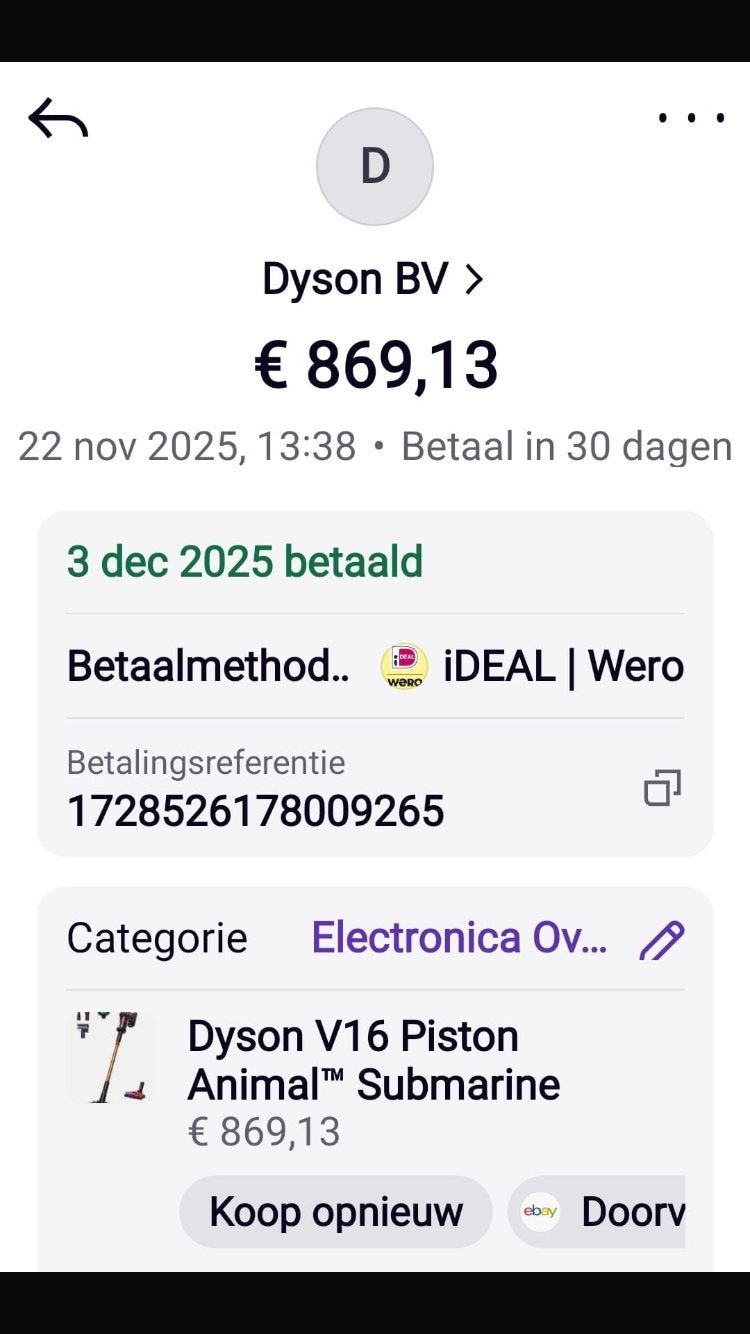 Dyson V16 Piston Animal Submarine Steelstofzuiger, Draadloos, Ophalen of Verzenden, Zo goed als nieuw, Dyson
