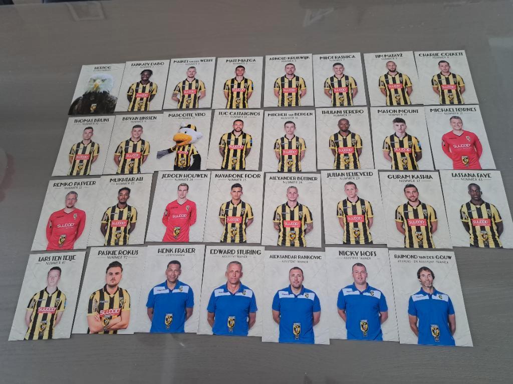 32 fotokaarten Vitesse 17-18, Verzamelen, Verzenden, Zo goed als nieuw, Vitesse