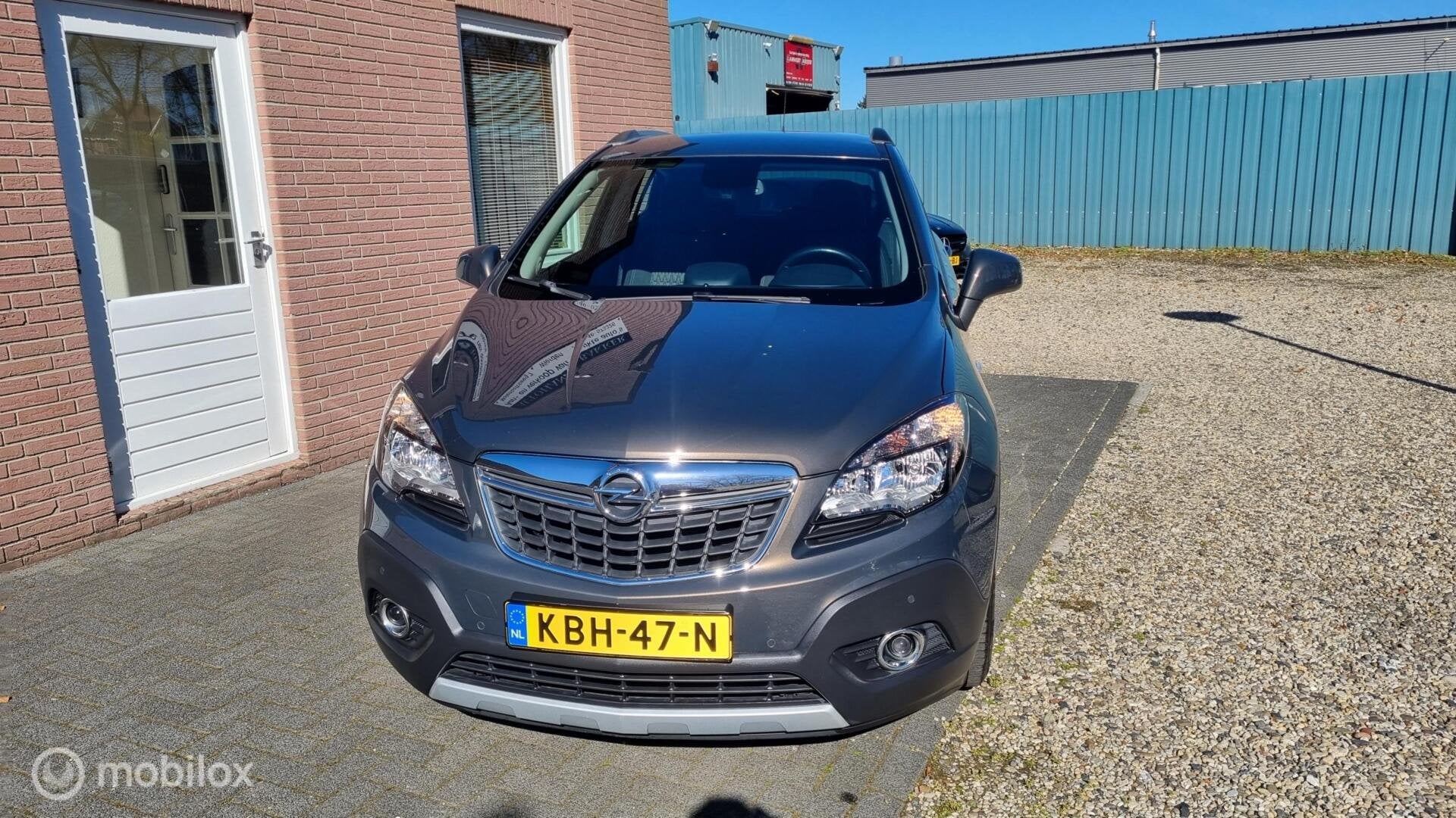 Opel Mokka 1.4 T Cosmo sportvelgen ,140 pk , stuurverwarming, Auto's, Opel, Stof, Gebruikt, 4 cilinders, Bruin
