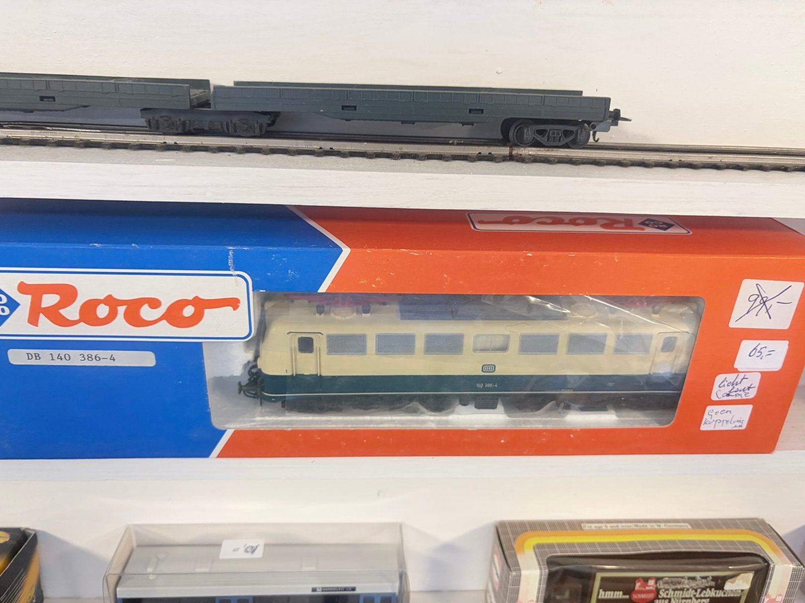Roco DB 140 386-4 Locomotief, Wisselstroom, Locomotief, Ophalen of Verzenden, Zo goed als nieuw