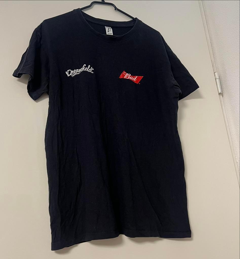 Dreamfields Festival T-shirt Zwart Maat M, Kleding | Heren, Ophalen of Verzenden, Gedragen, Maat 48/50 (M), Zwart
