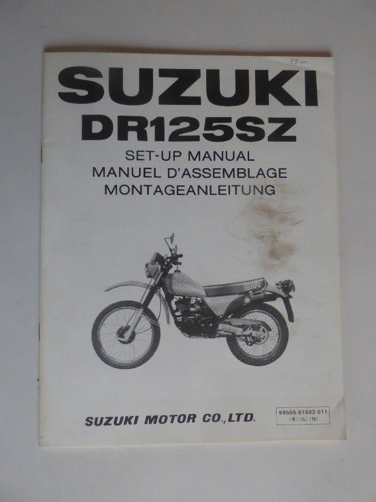 SUZUKI DR125SZ MONTAGE HANDLEIDING, Ophalen of Verzenden, Suzuki