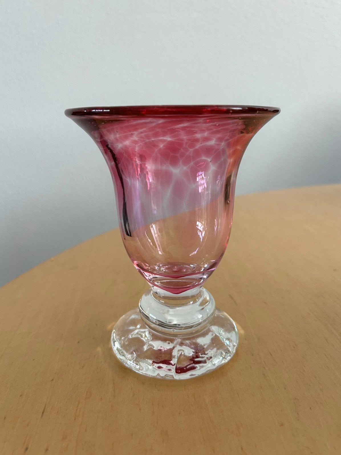 Handgemaakte roze snoepschaal, Ophalen of Verzenden