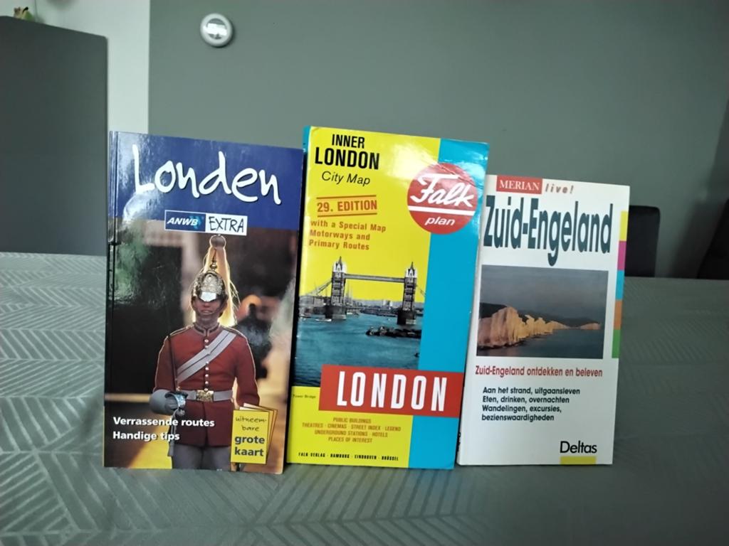 Zuid-Engeland en Londen info bezienswaardigheden kaart, Europa, Reisgids of -boek, ANWB, Ophalen