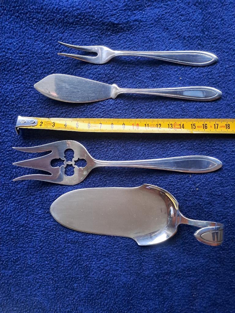 Set van vintage verzilvert Keltum bestek,, Antiek en Kunst, Antiek | Bestek, Ophalen of Verzenden