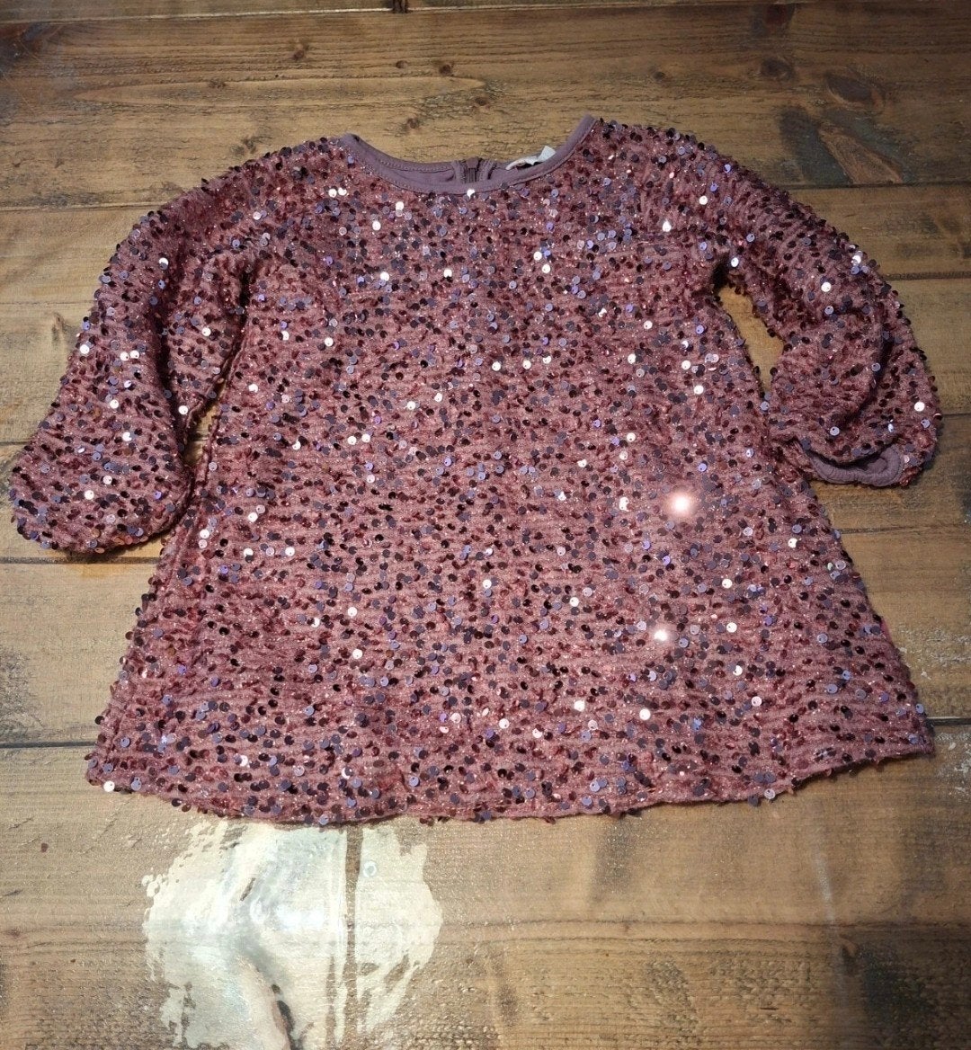 Glitter jurk maat 104, Ophalen of Verzenden, Zo goed als nieuw, Meisje, Jurk of Rok