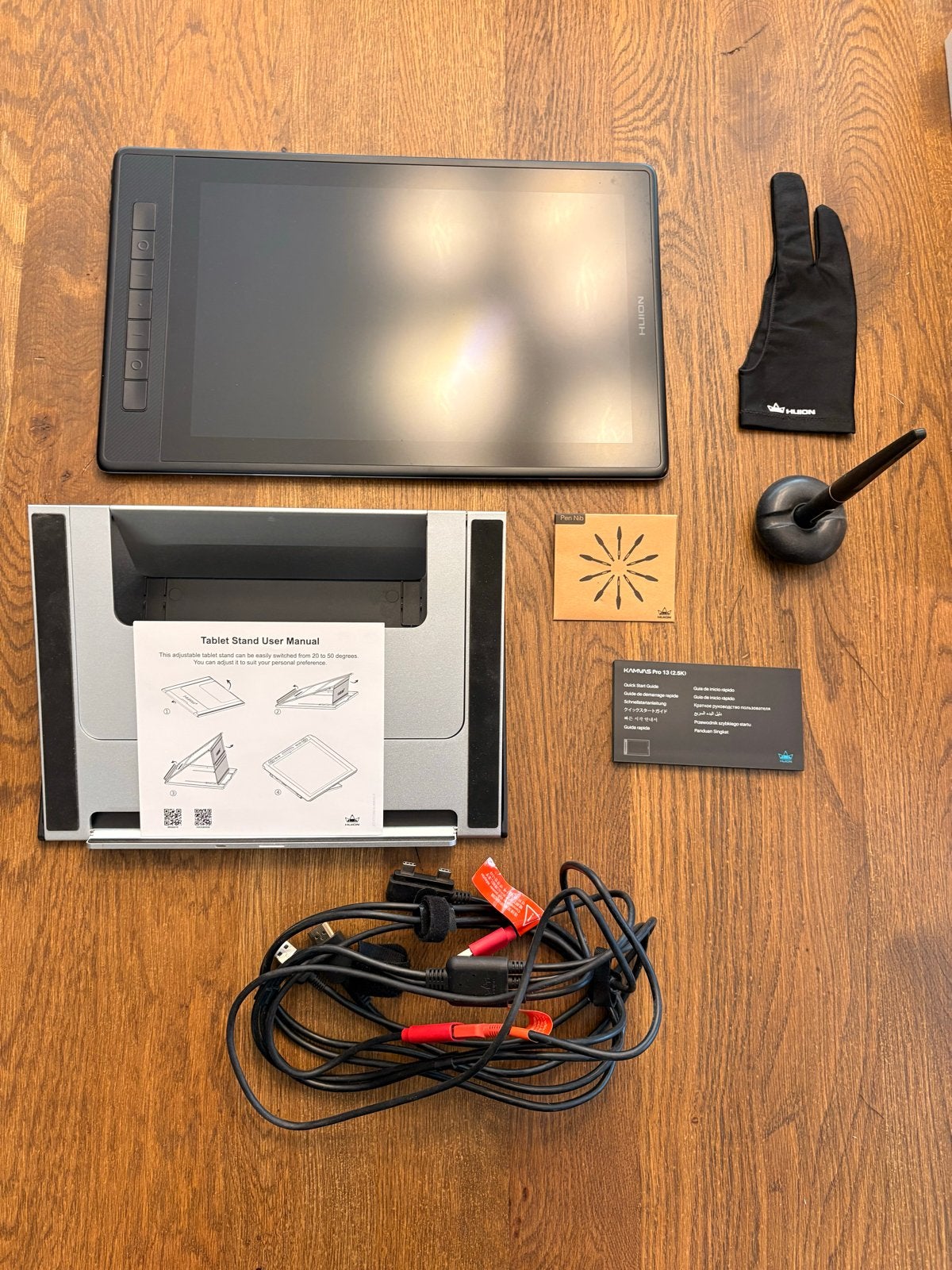 Huion Kamvas Pro 13 (2.5K) tekentablet, Computers en Software, Ophalen of Verzenden, Zo goed als nieuw, Bedraad