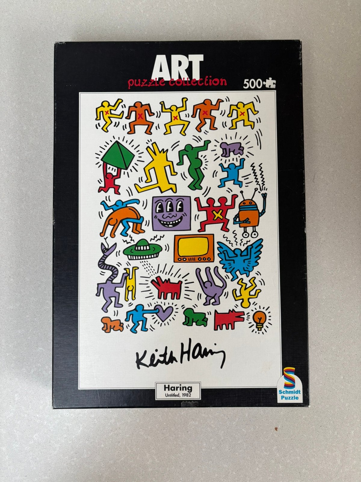 Puzzel Keith Haring 500 stukjes, Ophalen of Verzenden, Zo goed als nieuw