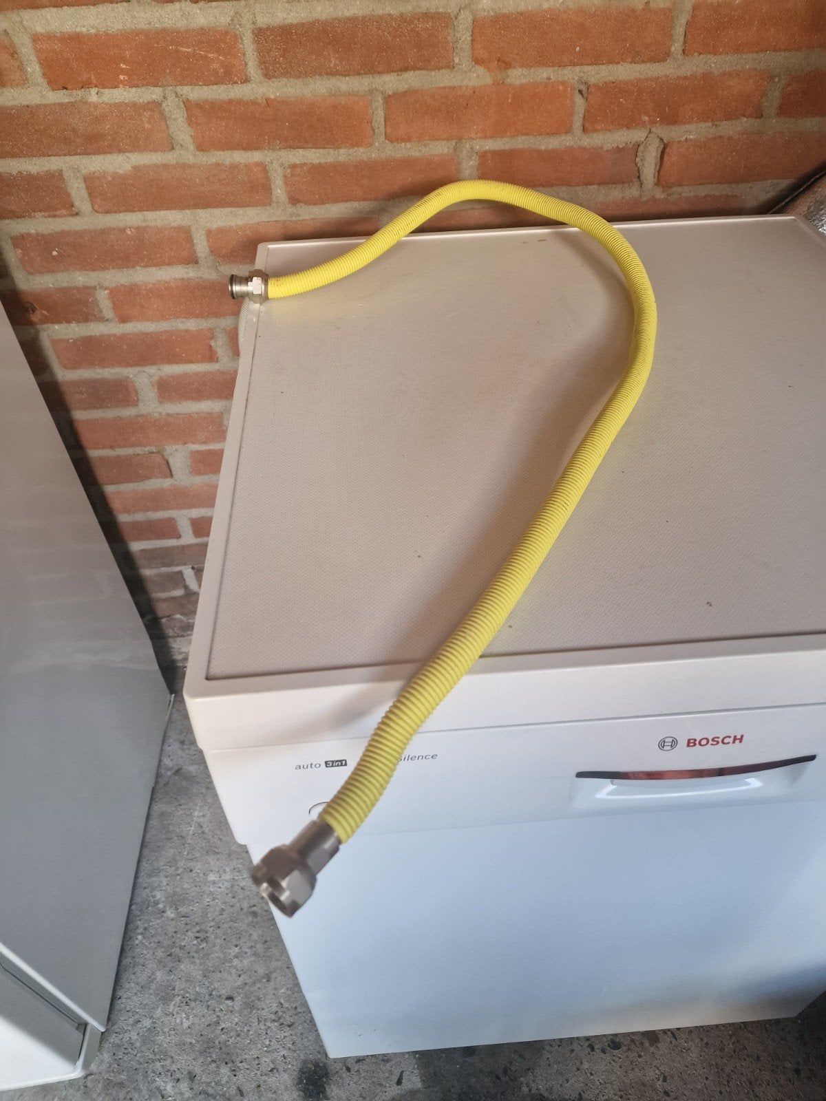 Gasslang geel en zwart - Diverse lengtes, Ophalen of Verzenden