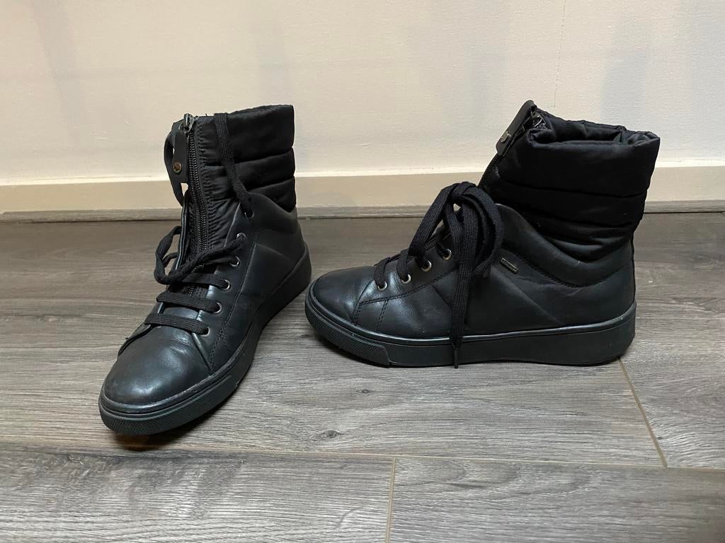 Geox laarsjes/hoge sneakers maat 38. Amphibiox, Zwart, Ophalen of Verzenden, Sneakers of Gympen, Zo goed als nieuw