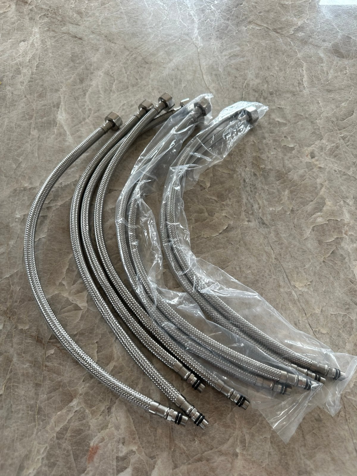 Flexibele RVS waterslangen 3/8' - Nieuw in verpakking, Doe-het-zelf en Verbouw, Buizen en Afvoer, Minder dan 20 mm, Overige typen