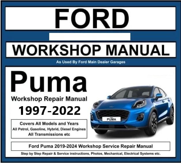 Ford Puma Workshop manual 1996-2022 Ford ETIS 2022 op USB, Verzenden