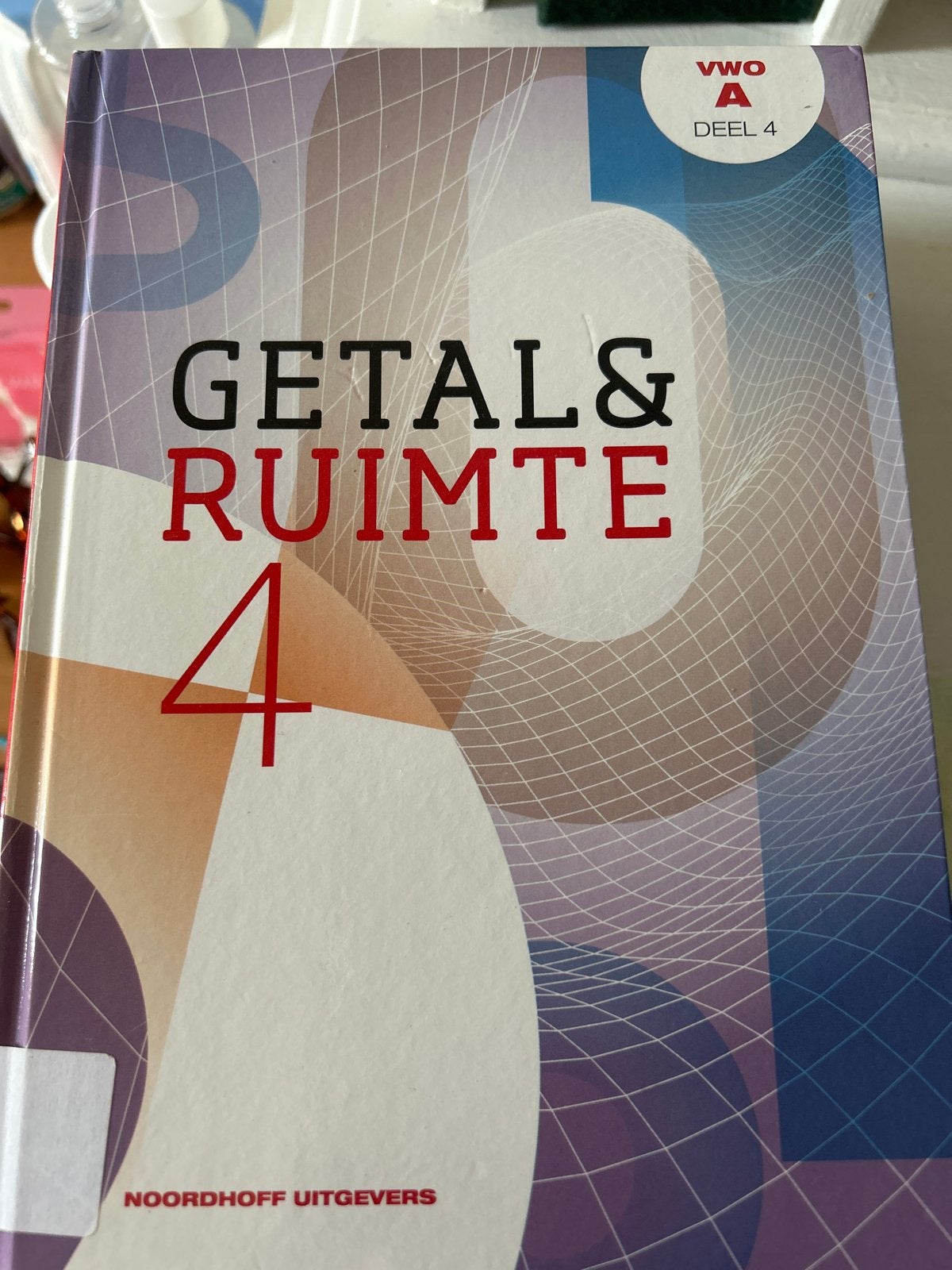 Getal & Ruimte VWO A deel 4 Wiskunde Boek, Ophalen of Verzenden, Gelezen, VWO, Wiskunde A